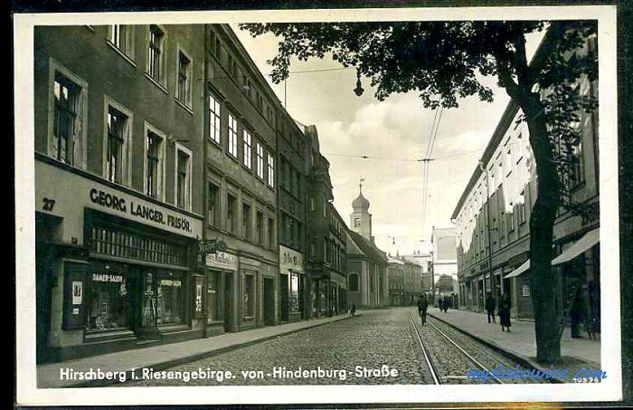 Jelenia G&oacute;ra (niem. Hirschberg, cz. Jelen&iacute; Hora, dawniej Hir&scaron;berk, Horn&scaron;perk) początek XX wieku.
