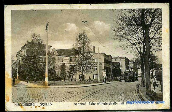 Jelenia G&oacute;ra (niem. Hirschberg, cz. Jelen&iacute; Hora, dawniej Hir&scaron;berk, Horn&scaron;perk) początek XX wieku.