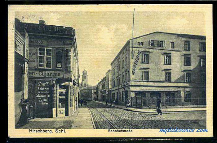 Jelenia G&oacute;ra (niem. Hirschberg, cz. Jelen&iacute; Hora, dawniej Hir&scaron;berk, Horn&scaron;perk) początek XX wieku.