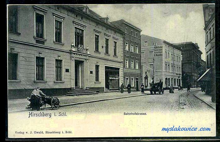 Jelenia G&oacute;ra (niem. Hirschberg, cz. Jelen&iacute; Hora, dawniej Hir&scaron;berk, Horn&scaron;perk) początek XX wieku.