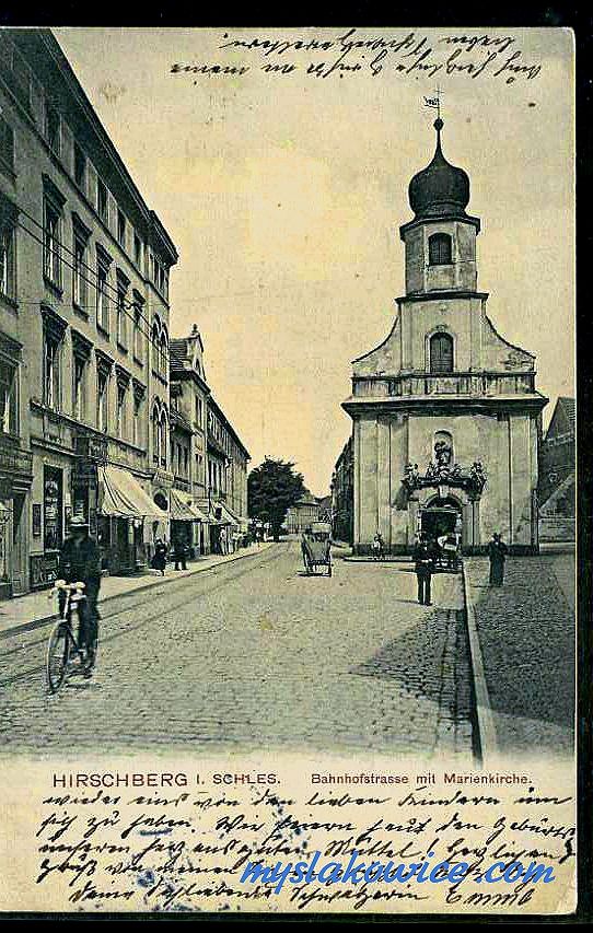 Jelenia G&oacute;ra (niem. Hirschberg, cz. Jelen&iacute; Hora, dawniej Hir&scaron;berk, Horn&scaron;perk) początek XX wieku.