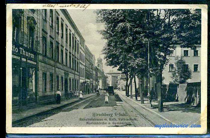 Jelenia G&oacute;ra (niem. Hirschberg, cz. Jelen&iacute; Hora, dawniej Hir&scaron;berk, Horn&scaron;perk) początek XX wieku.