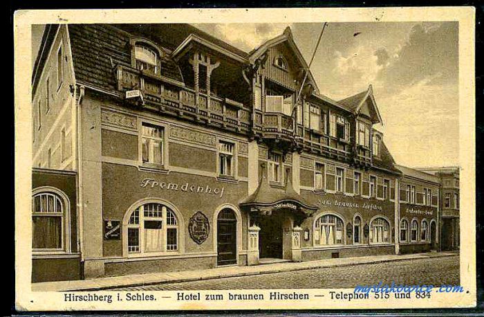 Jelenia G&oacute;ra (niem. Hirschberg, cz. Jelen&iacute; Hora, dawniej Hir&scaron;berk, Horn&scaron;perk) początek XX wieku.