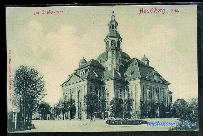 Jelenia G&oacute;ra (niem. Hirschberg, cz. Jelen&iacute; Hora, dawniej Hir&scaron;berk, Horn&scaron;perk) początek XX wieku.