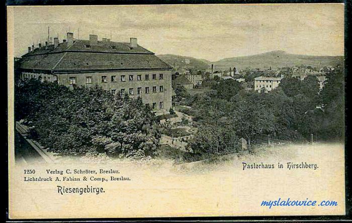 Jelenia G&oacute;ra (niem. Hirschberg, cz. Jelen&iacute; Hora, dawniej Hir&scaron;berk, Horn&scaron;perk) początek XX wieku.