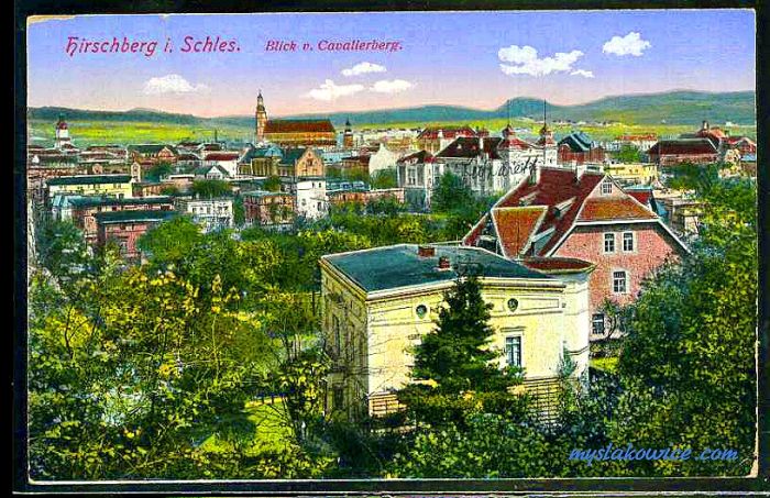 Jelenia G&oacute;ra (niem. Hirschberg, cz. Jelen&iacute; Hora, dawniej Hir&scaron;berk, Horn&scaron;perk) początek XX wieku.