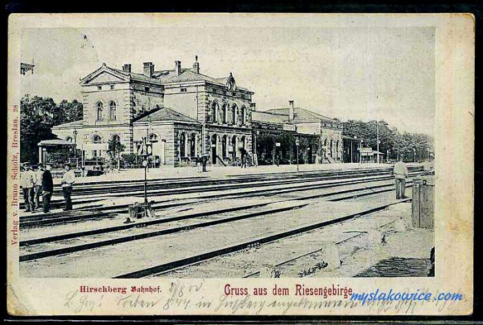 Jelenia G&oacute;ra (niem. Hirschberg, cz. Jelen&iacute; Hora, dawniej Hir&scaron;berk, Horn&scaron;perk) początek XX wieku.