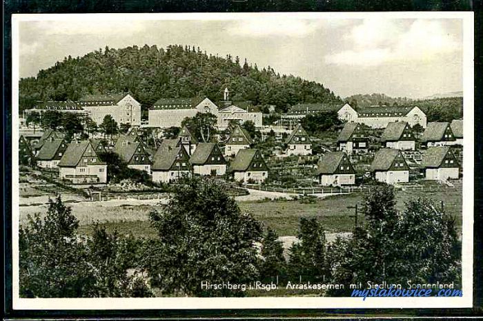 Jelenia G&oacute;ra (niem. Hirschberg, cz. Jelen&iacute; Hora, dawniej Hir&scaron;berk, Horn&scaron;perk) początek XX wieku.