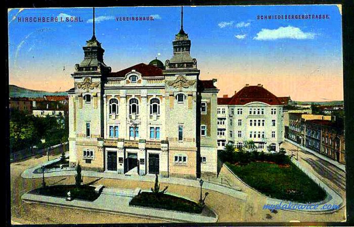 Jelenia G&oacute;ra (niem. Hirschberg, cz. Jelen&iacute; Hora, dawniej Hir&scaron;berk, Horn&scaron;perk) początek XX wieku.