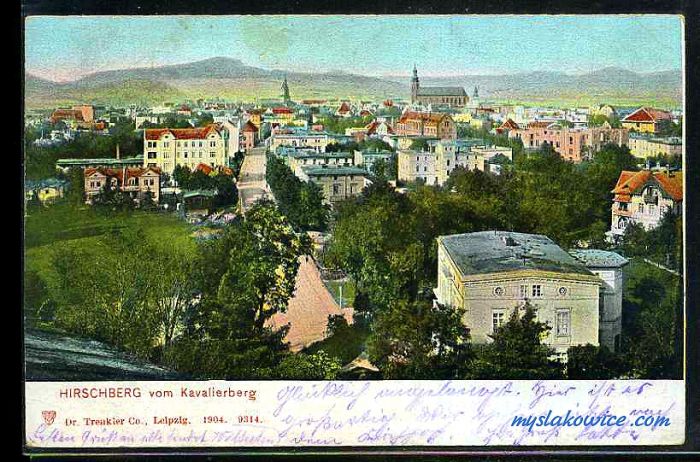 Jelenia G&oacute;ra (niem. Hirschberg, cz. Jelen&iacute; Hora, dawniej Hir&scaron;berk, Horn&scaron;perk) początek XX wieku.