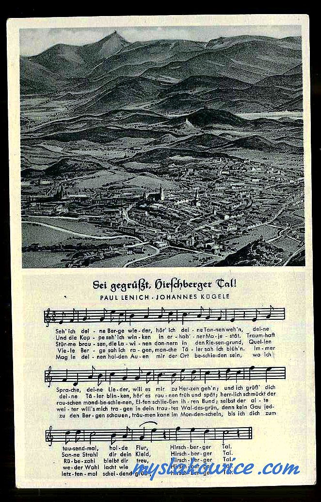 Jelenia G&oacute;ra (niem. Hirschberg, cz. Jelen&iacute; Hora, dawniej Hir&scaron;berk, Horn&scaron;perk) początek XX wieku.