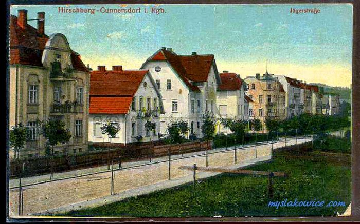 Jelenia G&oacute;ra (niem. Hirschberg, cz. Jelen&iacute; Hora, dawniej Hir&scaron;berk, Horn&scaron;perk) początek XX wieku.