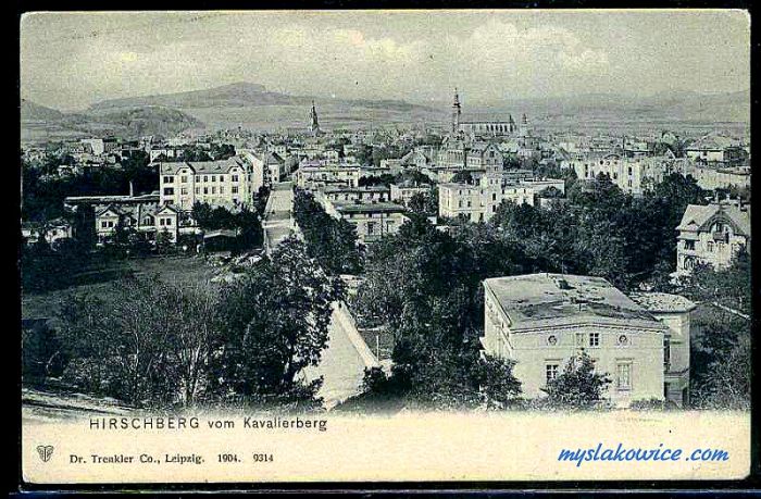 Jelenia G&oacute;ra (niem. Hirschberg, cz. Jelen&iacute; Hora, dawniej Hir&scaron;berk, Horn&scaron;perk) początek XX wieku.