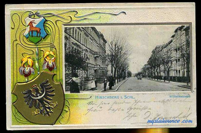 Jelenia G&oacute;ra (niem. Hirschberg, cz. Jelen&iacute; Hora, dawniej Hir&scaron;berk, Horn&scaron;perk) początek XX wieku.