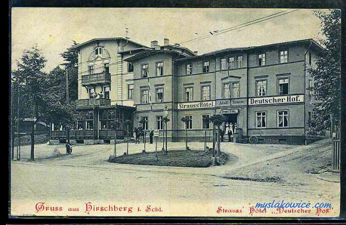 Jelenia G&oacute;ra (niem. Hirschberg, cz. Jelen&iacute; Hora, dawniej Hir&scaron;berk, Horn&scaron;perk) początek XX wieku.