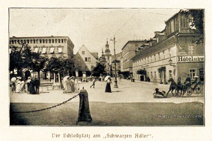 Cieplice Śląskie-Zdr&oacute;j (niem. Bad Warmbrunn), Obecnie cześć miasta Jelenia G&oacute;ra. Początek XX wieku.
