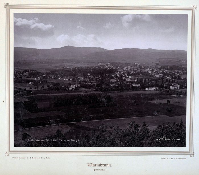 Cieplice Śląskie-Zdr&oacute;j (niem. Bad Warmbrunn), Obecnie cześć miasta Jelenia G&oacute;ra 1892 rok.