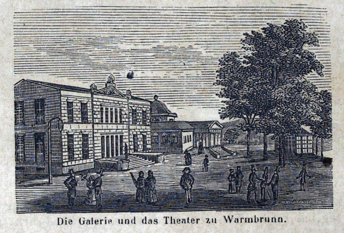 Cieplice Śląskie-Zdr&oacute;j (niem. Bad Warmbrunn), Obecnie cześć miasta Jelenia G&oacute;ra. Ok 1860 rok