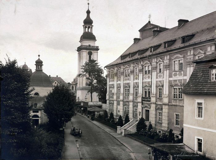 Cieplice Śląskie-Zdr&oacute;j (niem. Bad Warmbrunn), Obecnie cześć miasta Jelenia G&oacute;ra. ok 1910 rok