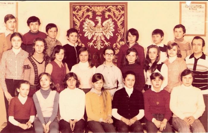 1980 r. kl. 8a z wychowawcą Panem Emilem Pyzikiem.