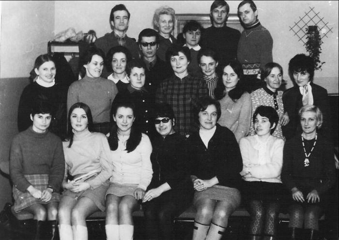 Szkoła Mysłakowice grono pedagogiczne w roku szkolnym 1968-69.