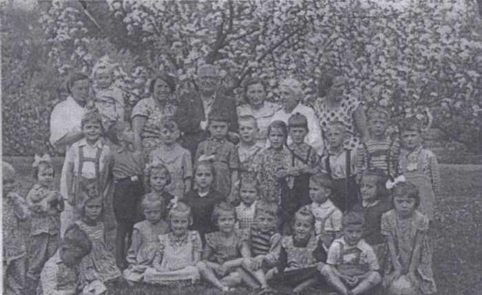 Przedszkolaki 1955 rok. Mysłakowice 