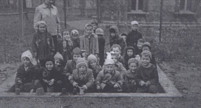 Mysłakowice, ok 1960 rok. Przedszkolaki 