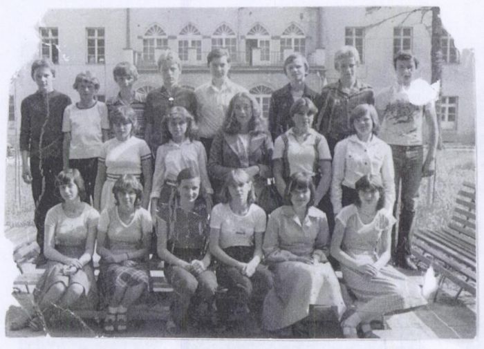 Szkoła w Mysłakowicach. 1981 rok, klasa VIII