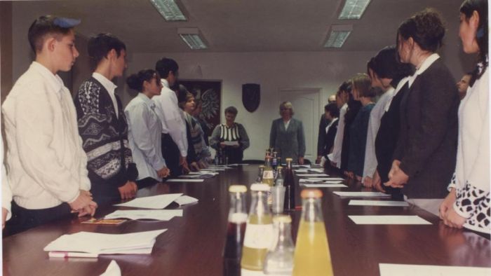 Rada Młodych Gminy Mysłakowice. 1998 rok.