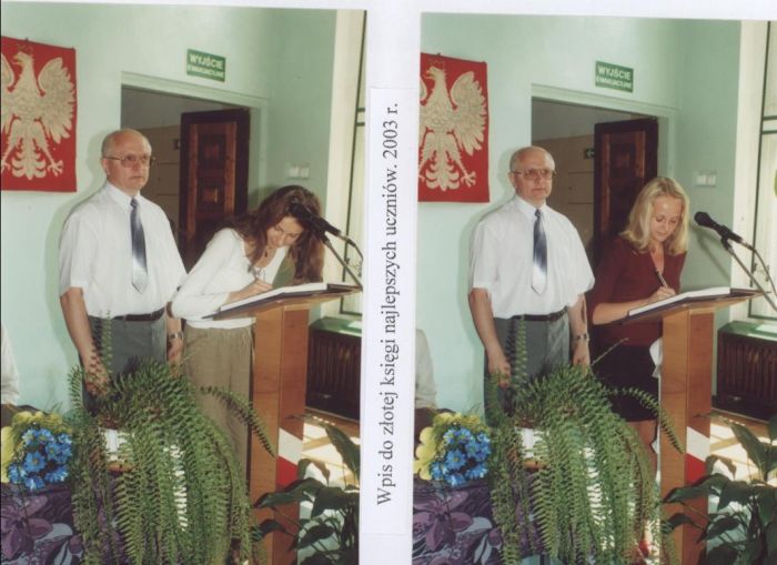 Szkoła podstawowa w Mysłakowicach. Zakończenie roku szkolnego. 2005 rok