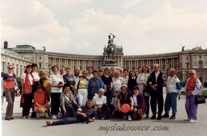 Pracownicy Szkoły w Mysłakowicach w Wiedniu. 1999 rok