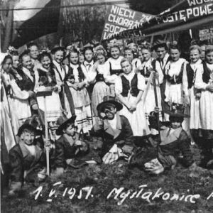 Mysłakowice, szkoła 1951 rok.