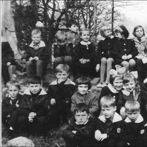 Szkoła w Mysłakowicach. 1968r. kl.III z Panią Anną Gonet