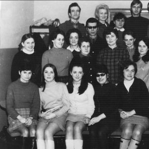 Szkoła Mysłakowice grono pedagogiczne w roku szkolnym 1968-69.