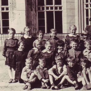 Szkoła w Mysłakowicach. Rok szkolny 1958-1959. Klasa Pani Stelmach 