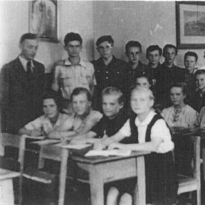 Szkoła, Mysłakowice 1947 r.