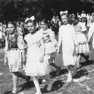 Szkoła w Mysłakowicach.Lata 60-te