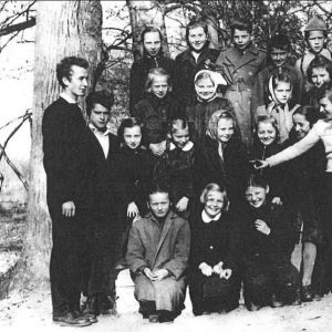 Klasa V, szkoła w Mysłakowicach. Lata 60-te