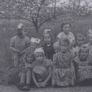 Mysłakowice 1955 rok. Przedszkolaki 