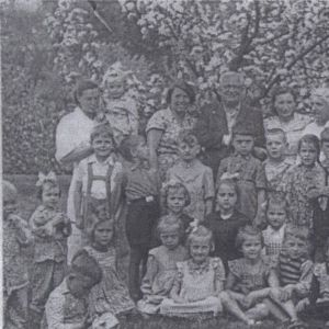 Przedszkolaki 1955 rok. Mysłakowice 