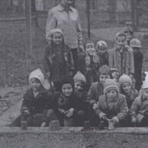 Mysłakowice, ok 1960 rok. Przedszkolaki 