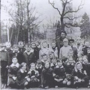 1968 rok. Szkoła w Mysłakowicach. Klasa V