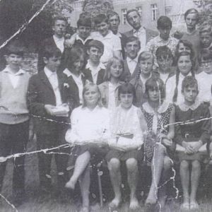 Szkoła w Mysłakowicach. Klasa VII. 1965 rok