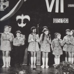 Mysłakowice GOK, 1973 rok. VII festiwal piosenki harcerskiej. 
