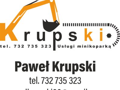 Firma Krupski Usługi Minikoparką Paweł Krupski