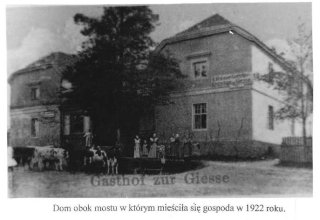 Kostrzyca 1922 r. Dawna gospoda. 