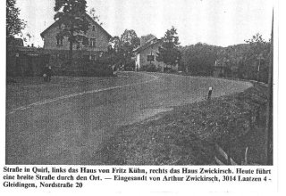 Kostrzyca 1930 r. Gł&oacute;wna ulica