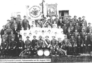 Związek gimnastyczny mężczyzn. 1900 r. Łomnica  