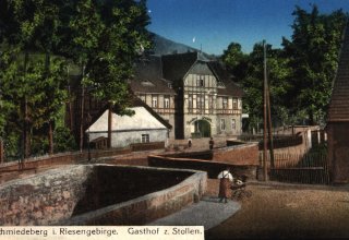 Kowary, koniec  1890-1900 rok, dawna Karczma G&oacute;rnicza