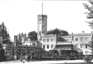 Mysłakowice, Pałac Kr&oacute;lewski 1907 r.